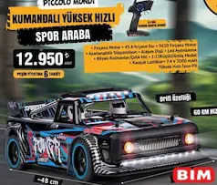 PİCCOLO MONDİ KUMANDALI YÜKSEK HIZLI SPOR ARABA
